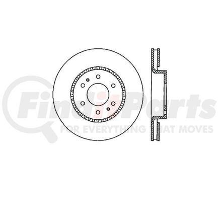 E12571058 by BENDIX - Disc Brake Rotor