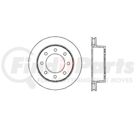 E12571060 by BENDIX - Disc Brake Rotor