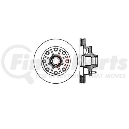 E12571054 by BENDIX - Disc Brake Rotor