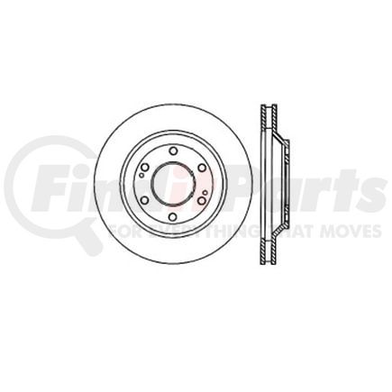 E12571056 by BENDIX - Disc Brake Rotor