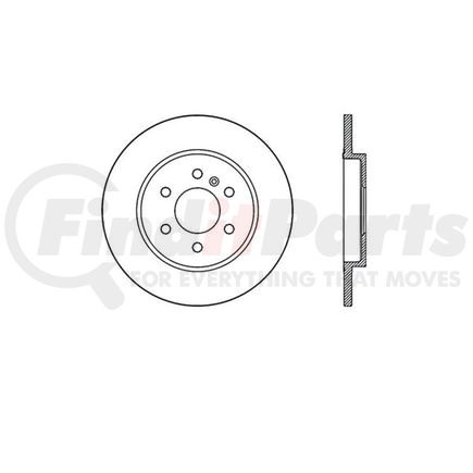 E12571067 by BENDIX - Disc Brake Rotor