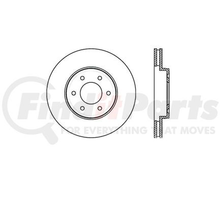 E12571069 by BENDIX - Disc Brake Rotor