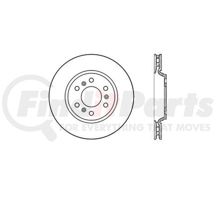 E12571066 by BENDIX - Disc Brake Rotor