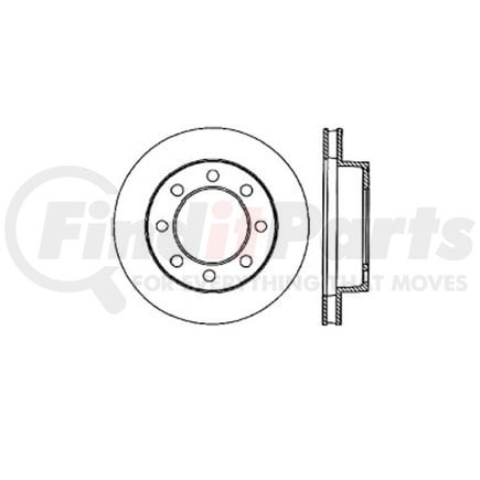 E12572009 by BENDIX - Disc Brake Rotor
