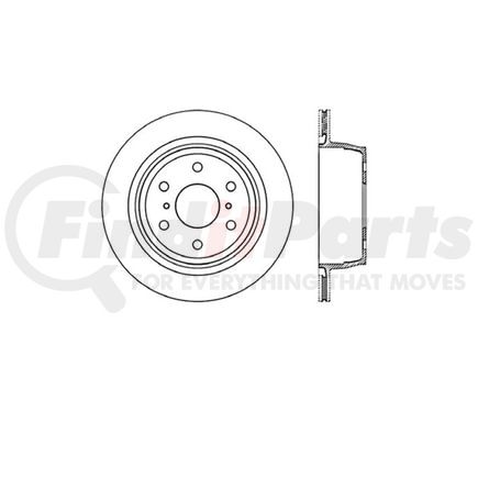 E12571070 by BENDIX - Disc Brake Rotor