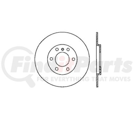 E12571071 by BENDIX - Disc Brake Rotor