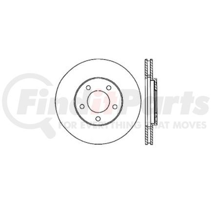 E12572026 by BENDIX - Disc Brake Rotor