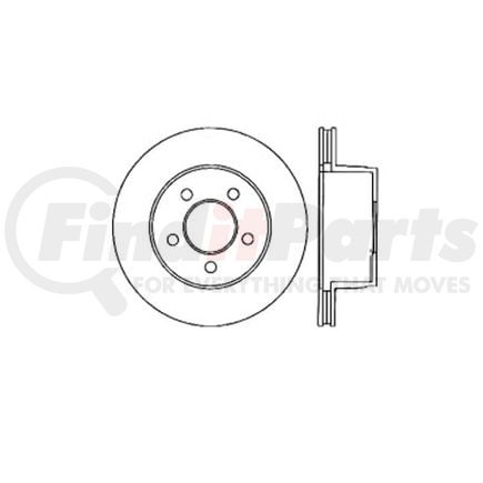 E12572027 by BENDIX - Disc Brake Rotor