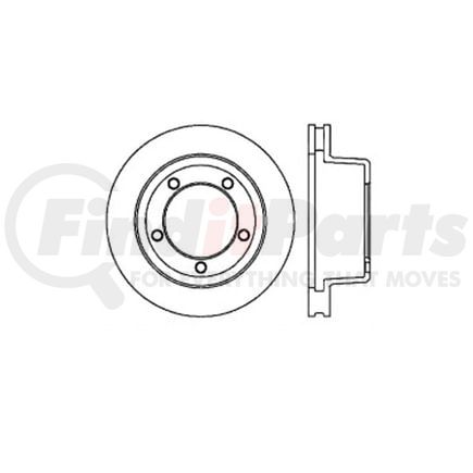 Bendix E12572015 Disc Brake Rotor Rotor