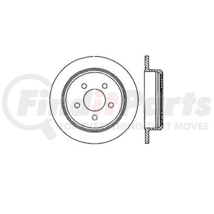 Bendix E12572037 Disc Brake Rotor Rotor