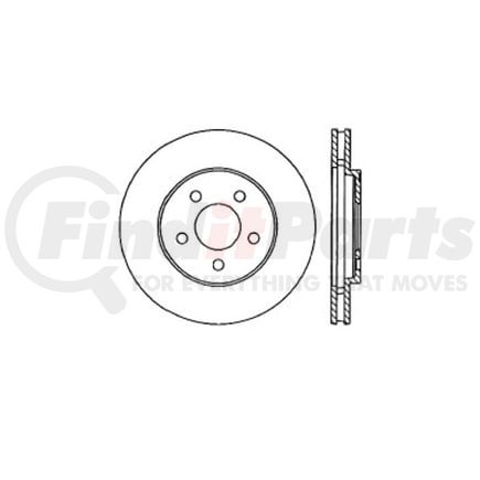 Bendix E12572039 Disc Brake Rotor Rotor