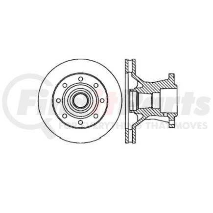 E12572040 by BENDIX - Disc Brake Rotor