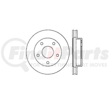 E12572034 by BENDIX - Disc Brake Rotor