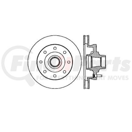 E12572035 by BENDIX - Disc Brake Rotor