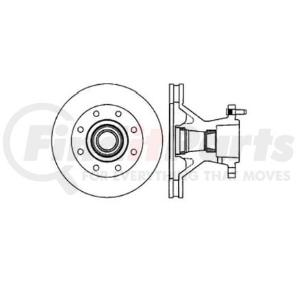 E12572036 by BENDIX - Disc Brake Rotor