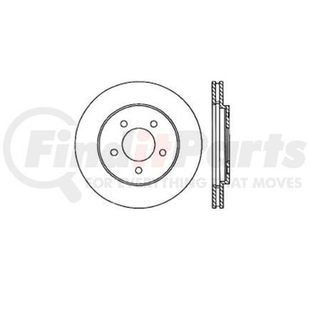 E12572044 by BENDIX - Disc Brake Rotor