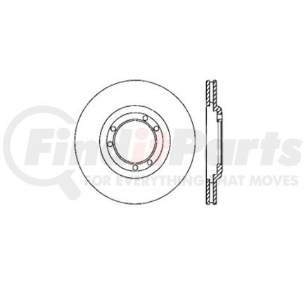 E12572046 by BENDIX - Disc Brake Rotor