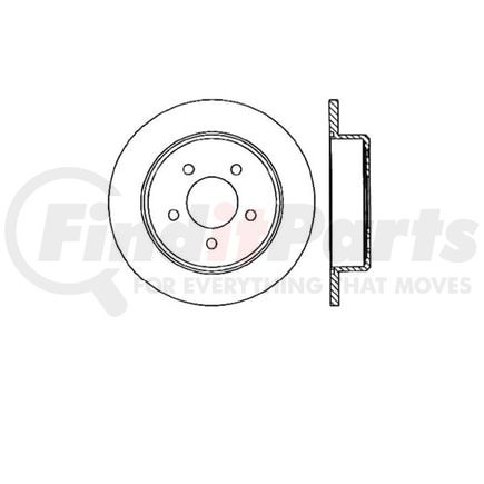 E12572042 by BENDIX - Disc Brake Rotor
