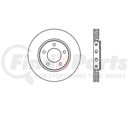 E12572054 by BENDIX - Disc Brake Rotor