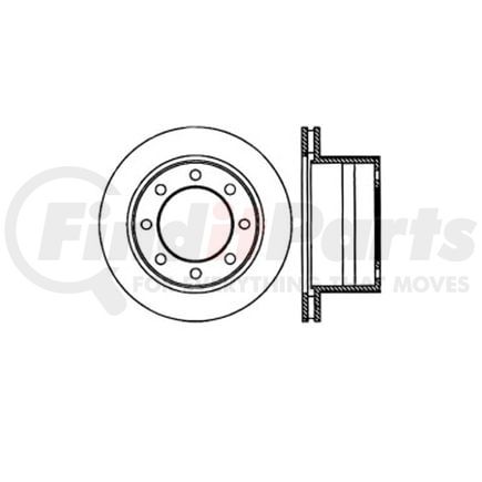 E12572056 by BENDIX - Disc Brake Rotor