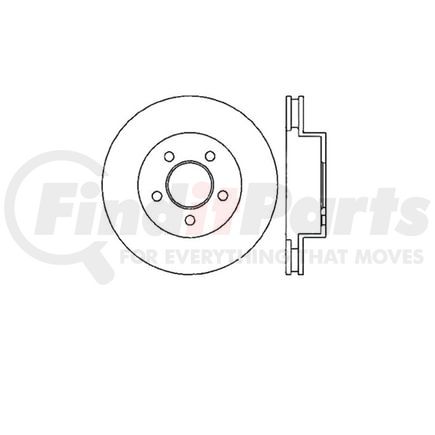 E12572057 by BENDIX - Disc Brake Rotor