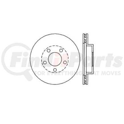 E12572050 by BENDIX - Disc Brake Rotor