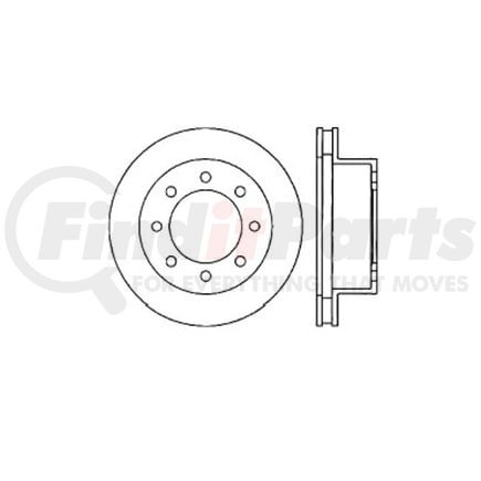 E12572051 by BENDIX - Disc Brake Rotor