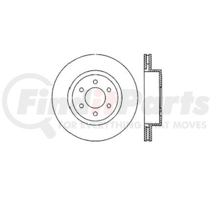 E12572062 by BENDIX - Disc Brake Rotor
