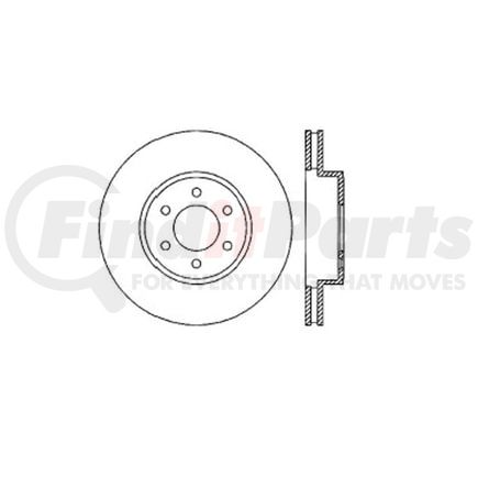 E12572064 by BENDIX - Disc Brake Rotor