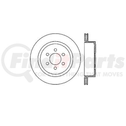 E12572065 by BENDIX - Disc Brake Rotor