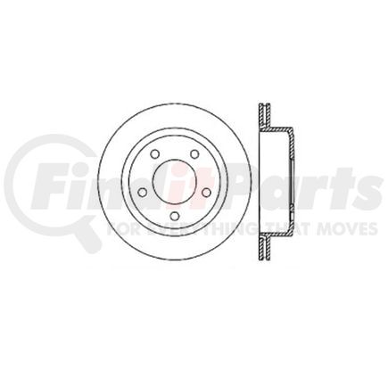 Bendix E12572061 Disc Brake Rotor Rotor