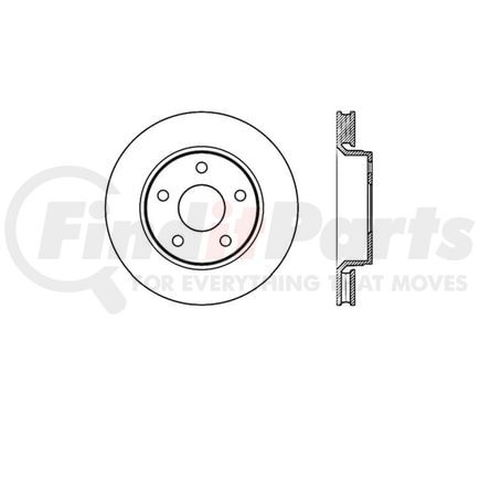 Bendix E12572072 Disc Brake Rotor Rotor