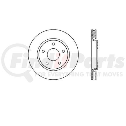 E12572074 by BENDIX - Disc Brake Rotor