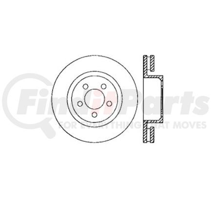 E12572069 by BENDIX - Disc Brake Rotor