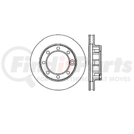 E12573006 by BENDIX - Disc Brake Rotor