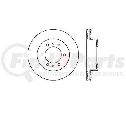 Bendix E12574006 Disc Brake Rotor Rotor