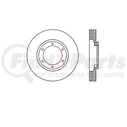 Bendix E12574007 Disc Brake Rotor Rotor