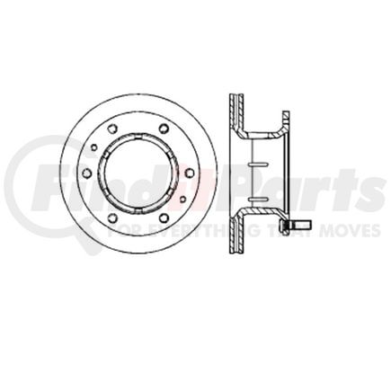 Bendix E12577005 Disc Brake Rotor Rotor