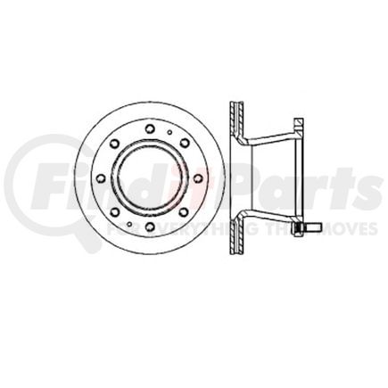 E12577006 by BENDIX - Disc Brake Rotor