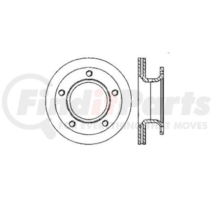 Bendix E12579005 Disc Brake Rotor Rotor