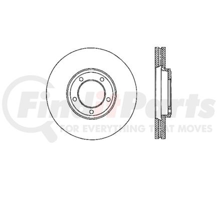 E12579006 by BENDIX - Disc Brake Rotor