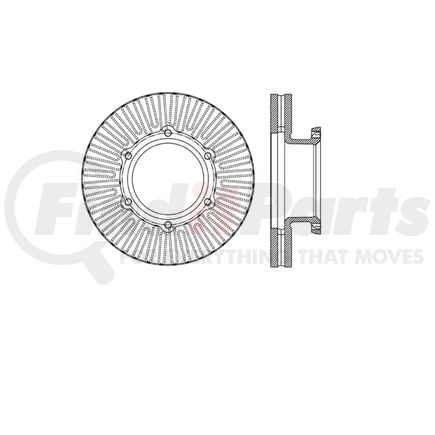 E12580011 by BENDIX - Disc Brake Rotor