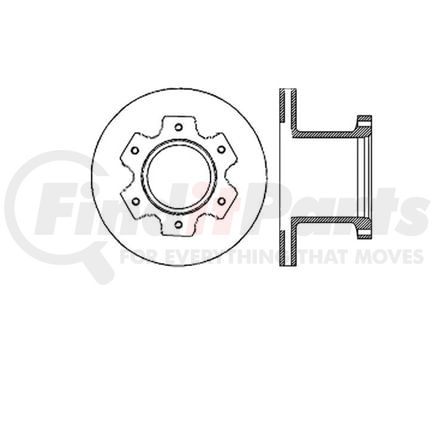 Bendix E12580007 Disc Brake Rotor Rotor