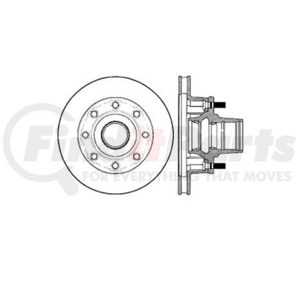 E12584009 by BENDIX - Disc Brake Rotor