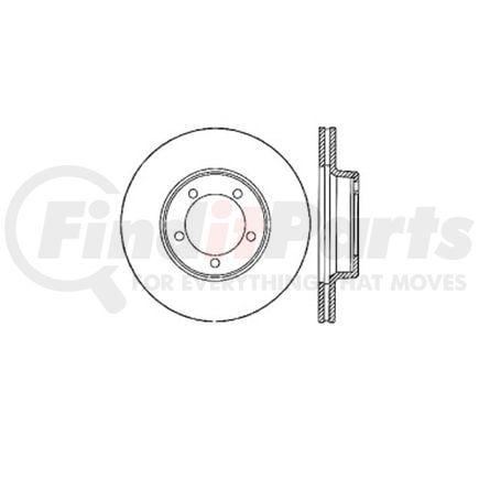 Bendix E12585014 Disc Brake Rotor Rotor