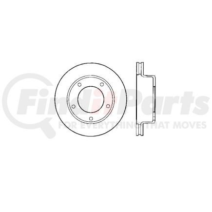 E12585021 by BENDIX - Disc Brake Rotor