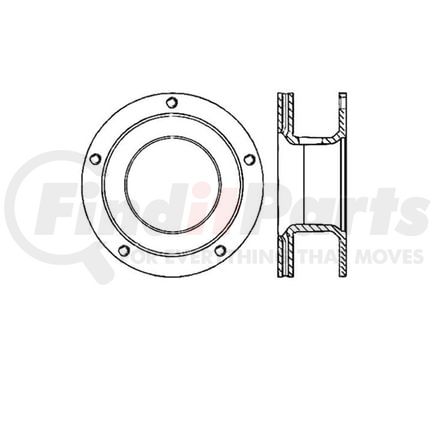 E12588014 by BENDIX - Disc Brake Rotor