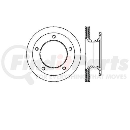 E12588022 by BENDIX - Disc Brake Rotor