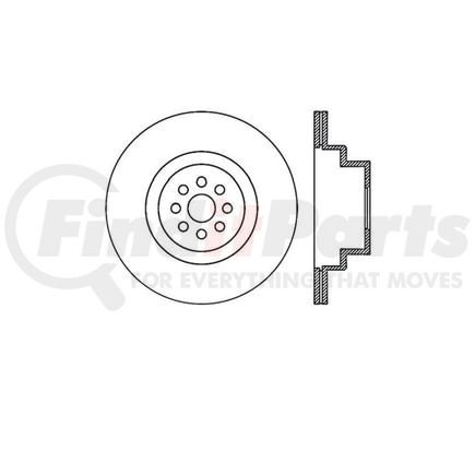 Bendix E12590005 Disc Brake Rotor Rotor