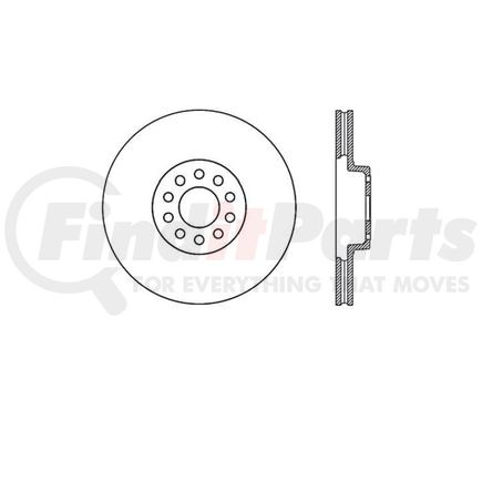E12590006 by BENDIX - Disc Brake Rotor